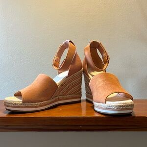 Basically New TOMS Marisol Suede Espadrille Wedge